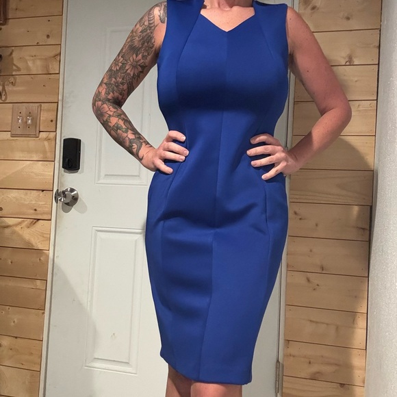 Calvin Klein Dresses & Skirts - Calvin Klein Royal Blue Midi Dress